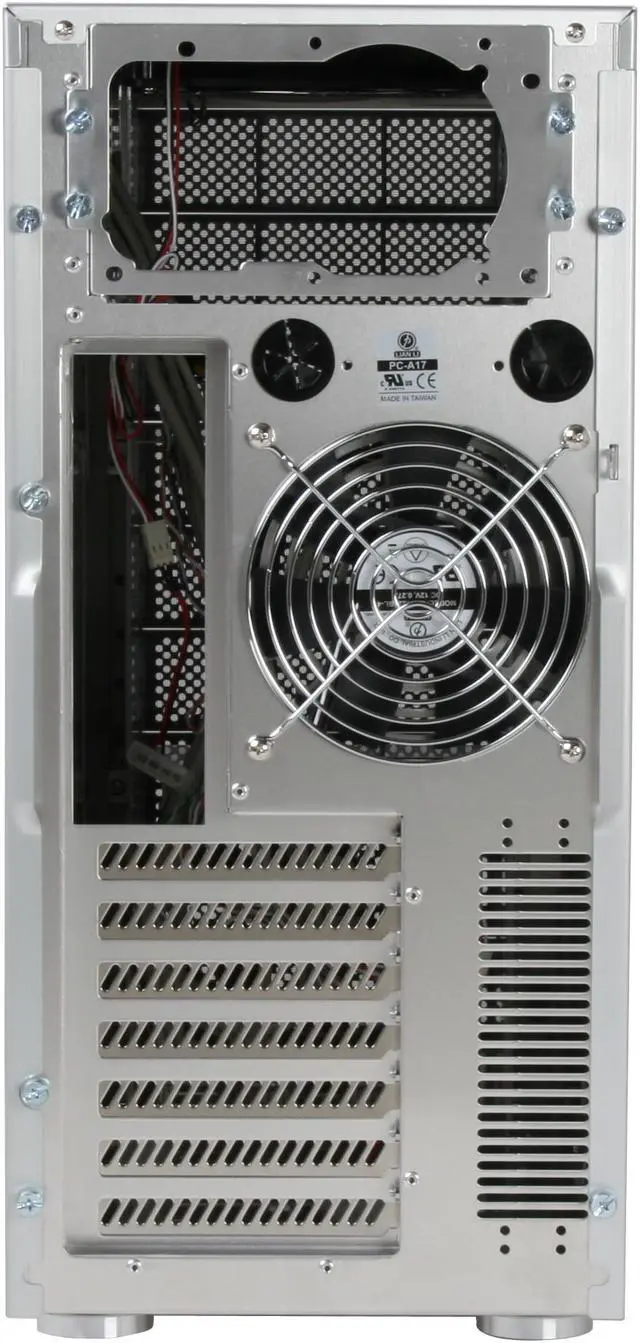 Alt view image 11 of 12 - LIAN LI PC-A17A Silver Aluminum ATX Mid Tower Computer Case