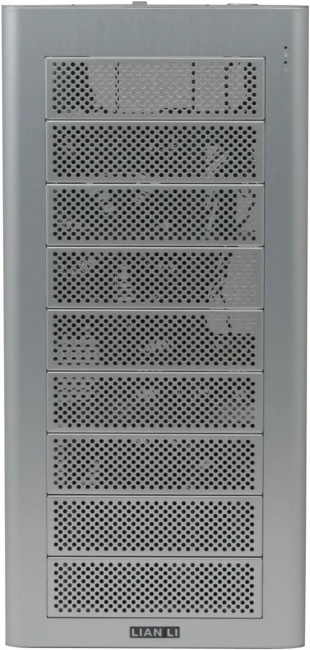 Alt view image 2 of 12 - LIAN LI PC-A17A Silver Aluminum ATX Mid Tower Computer Case