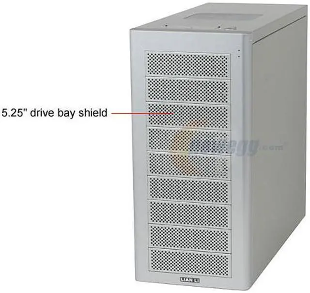 Alt view image 3 of 12 - LIAN LI PC-A17A Silver Aluminum ATX Mid Tower Computer Case