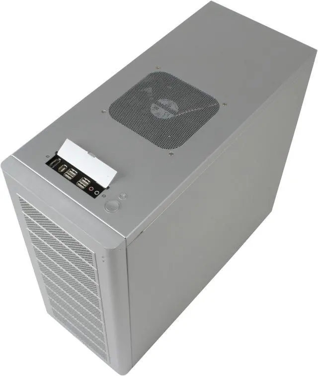 Alt view image 9 of 12 - LIAN LI PC-A17A Silver Aluminum ATX Mid Tower Computer Case