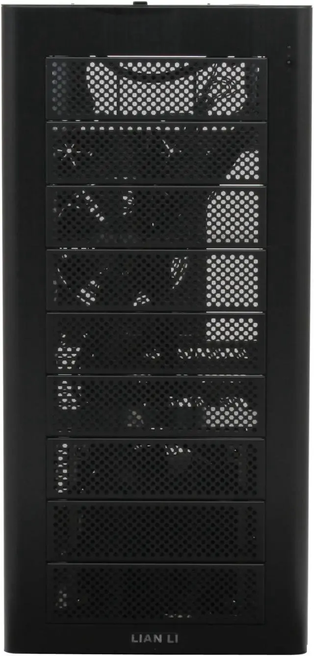 Alt view image 2 of 11 - LIAN LI PC-A17B Black Aluminum ATX Mid Tower Computer Case