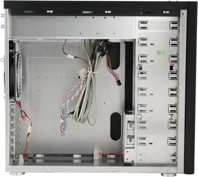 Alt view image 7 of 11 - LIAN LI PC-A17B Black Aluminum ATX Mid Tower Computer Case