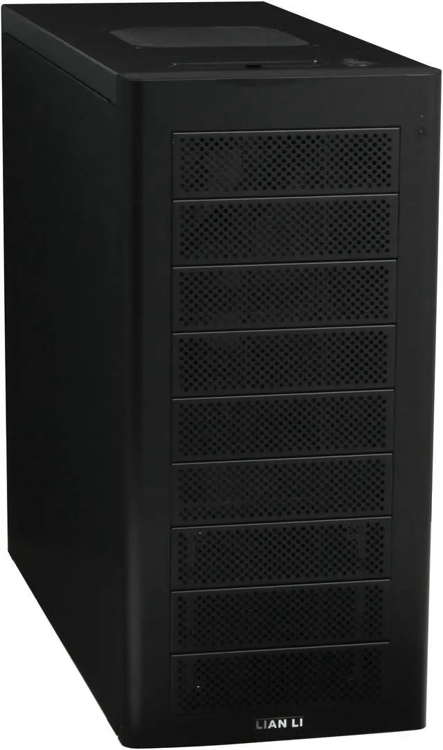 Main image of LIAN LI PC-A17B Black Aluminum ATX Mid Tower Computer Case