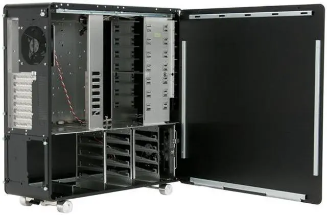 Alt view image 5 of 12 - LIAN LI PC-V2010B Black Aluminum ATX Full Tower Computer Case