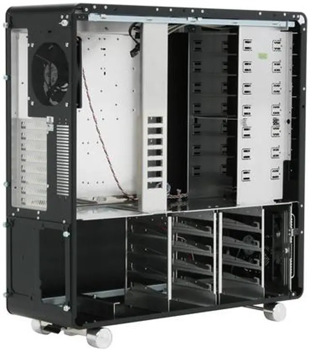 Alt view image 6 of 12 - LIAN LI PC-V2010B Black Aluminum ATX Full Tower Computer Case