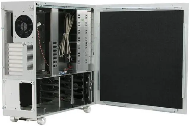 Alt view image 6 of 13 - LIAN LI PC-V2110A Silver Aluminum ATX Full Tower Computer Case