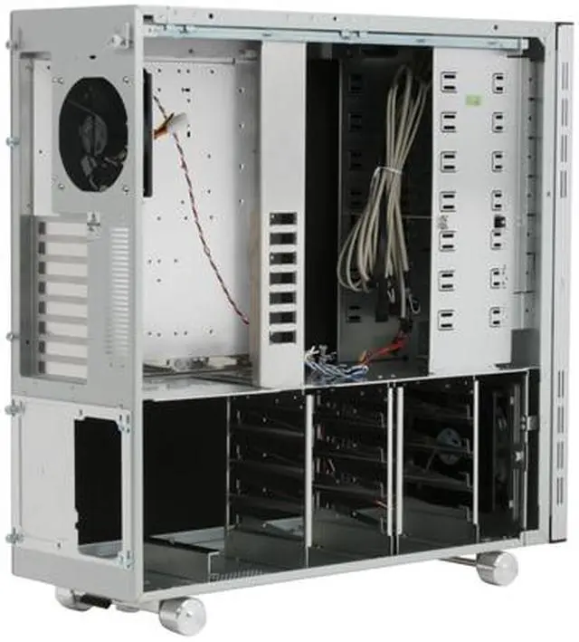 Alt view image 7 of 13 - LIAN LI PC-V2110A Silver Aluminum ATX Full Tower Computer Case