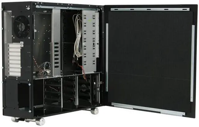 Alt view image 6 of 13 - LIAN LI PC-V2110B Black Aluminum ATX Full Tower Computer Case