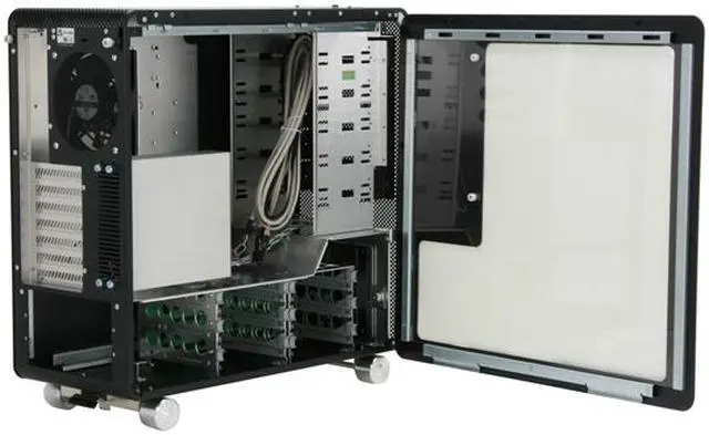 Alt view image 5 of 12 - LIAN LI PC-V1000Z Black Aluminum ATX Mid Tower Computer Case