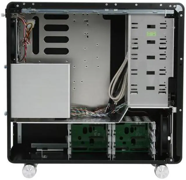 Alt view image 7 of 12 - LIAN LI PC-V1000Z Black Aluminum ATX Mid Tower Computer Case