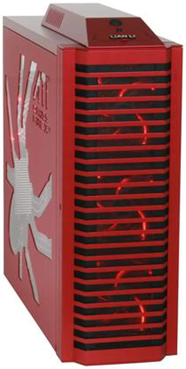 Main image of LIAN LI PC-P80R Red Aluminum ATX Full Tower Computer Case