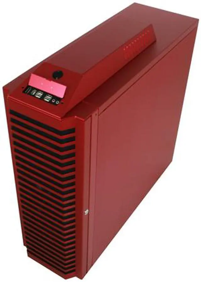 Alt view image 10 of 13 - LIAN LI PC-P80R Red Aluminum ATX Full Tower Computer Case