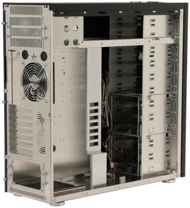 Alt view image 6 of 12 - LIAN LI PC-A77B Black Aluminum ATX Full Tower Computer Case