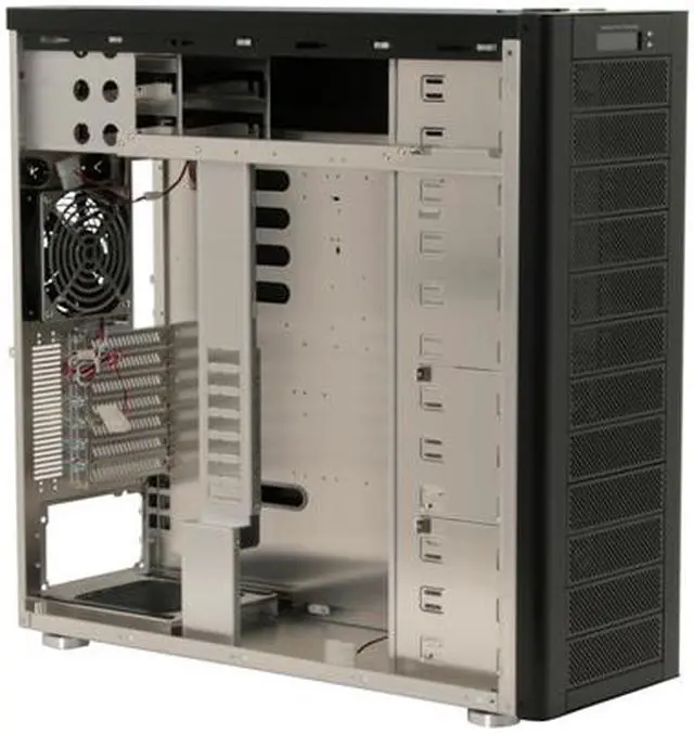 Alt view image 8 of 12 - LIAN LI PC-A77B Black Aluminum ATX Full Tower Computer Case