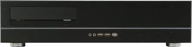 Alt view image 2 of 10 - LIAN LI Black Aluminum PC-C37B Micro ATX Media Center / HTPC Case
