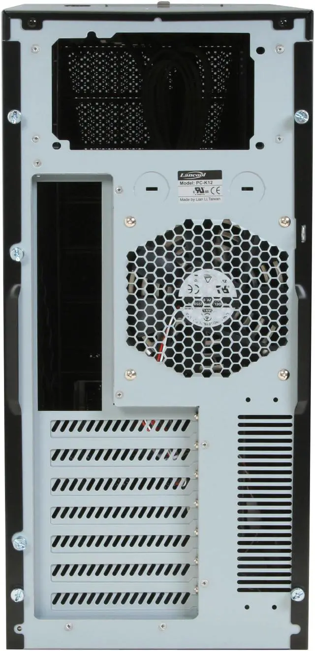 Alt view image 12 of 13 - LIAN LI Lan cool PC-K12B Black Aluminum / SECC ATX Mid Tower Computer Case