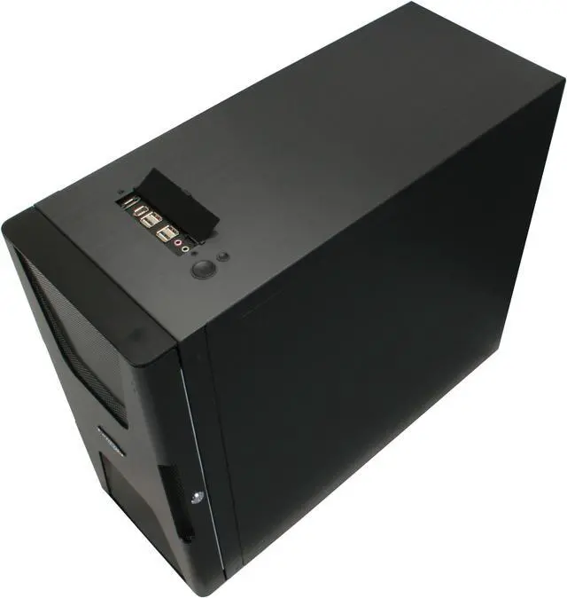 Alt view image 10 of 13 - LIAN LI Lan cool PC-K12B Black Aluminum / SECC ATX Mid Tower Computer Case