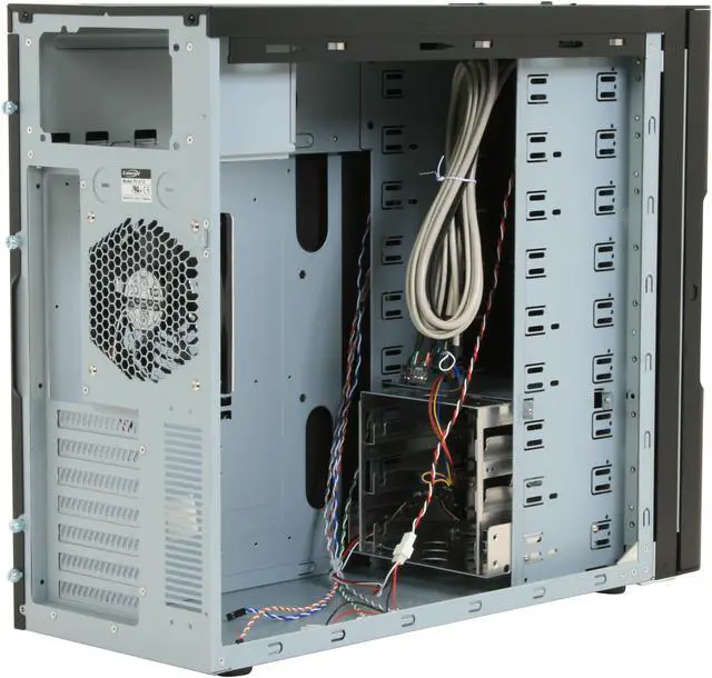 Alt view image 7 of 13 - LIAN LI Lan cool PC-K12B Black Aluminum / SECC ATX Mid Tower Computer Case
