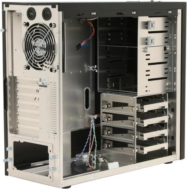 Alt view image 6 of 12 - LIAN LI PC-7F Black Aluminum ATX Mid Tower Computer Case