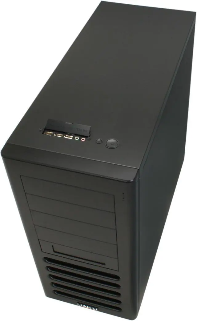 Alt view image 9 of 12 - LIAN LI PC-7FW Black Aluminum ATX Mid Tower Computer Case