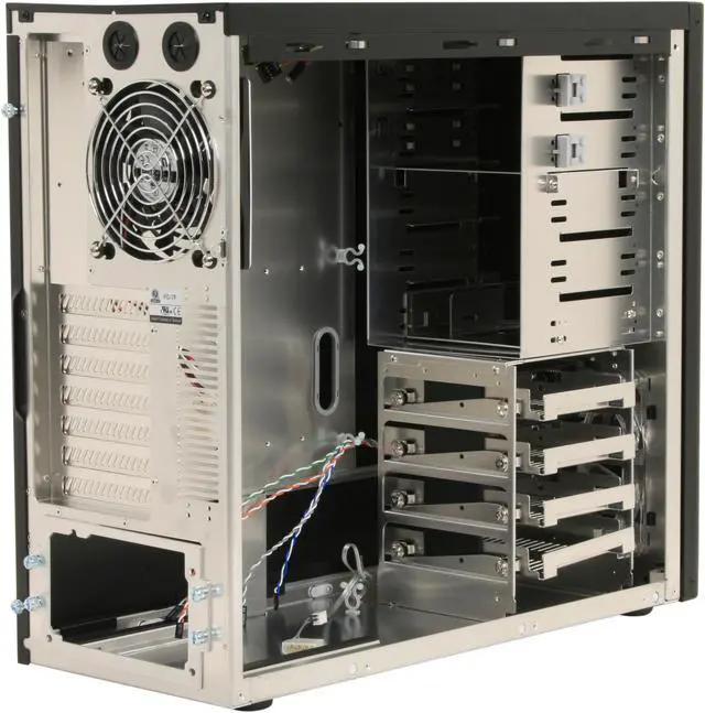 Alt view image 6 of 12 - LIAN LI PC-7FW Black Aluminum ATX Mid Tower Computer Case