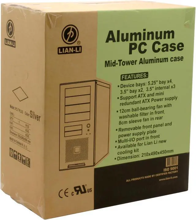 Alt view image 6 of 8 - LIAN LI PC-7 A Plus Silver Aluminum ATX Mid Tower Computer Case