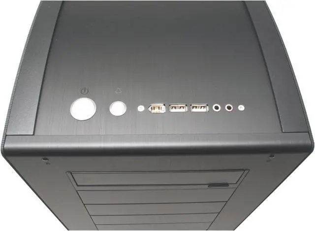 Alt view image 4 of 13 - LIAN LI PC-777B Black Aluminum ATX Full Tower Computer Case