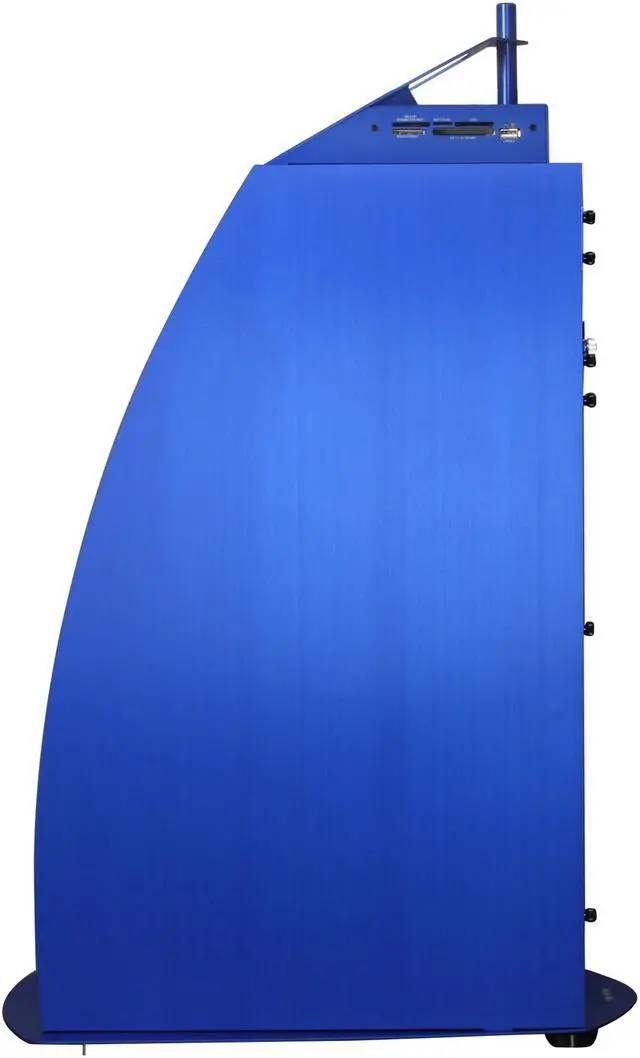 Alt view image 6 of 11 - LIAN LI PC-888 Blue Aluminum ATX Full Tower Computer Case