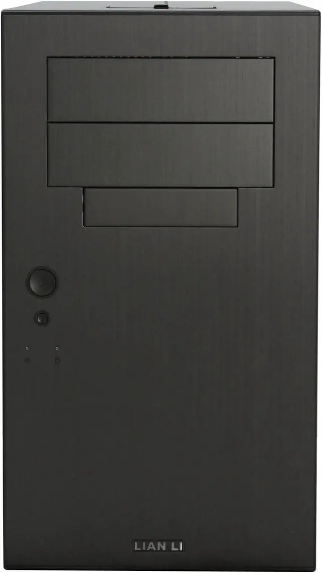 Alt view image 2 of 12 - LIAN LI PC-A05NB Black Aluminum ATX Mini Tower Computer Case