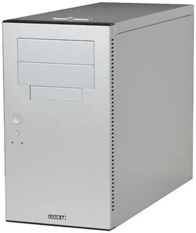 Alt view image 3 of 12 - LIAN LI PC-A05NA Silver Aluminum ATX Mini Tower Computer Case