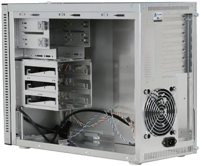 Alt view image 6 of 12 - LIAN LI PC-A05NA Silver Aluminum ATX Mini Tower Computer Case