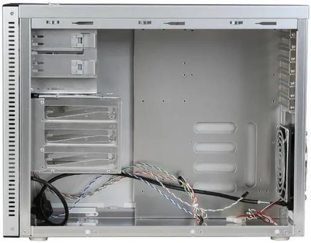 Alt view image 7 of 12 - LIAN LI PC-A05NA Silver Aluminum ATX Mini Tower Computer Case