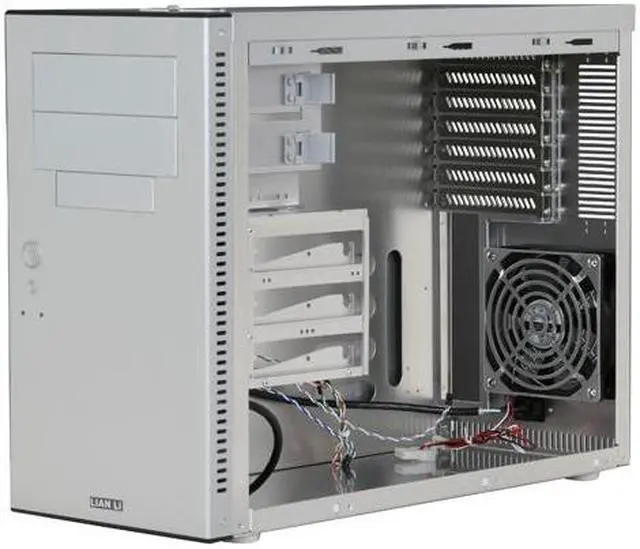 Alt view image 8 of 12 - LIAN LI PC-A05NA Silver Aluminum ATX Mini Tower Computer Case