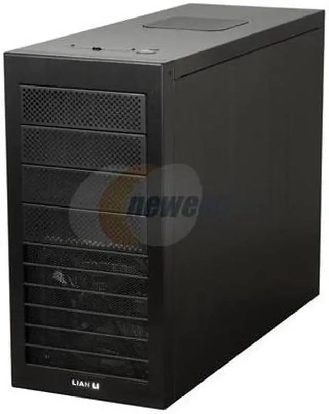 Alt view image 3 of 12 - LIAN LI PC-A06FB Black Aluminum ATX Mid Tower Computer Case