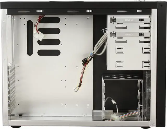 Alt view image 7 of 12 - LIAN LI PC-A06FB Black Aluminum ATX Mid Tower Computer Case