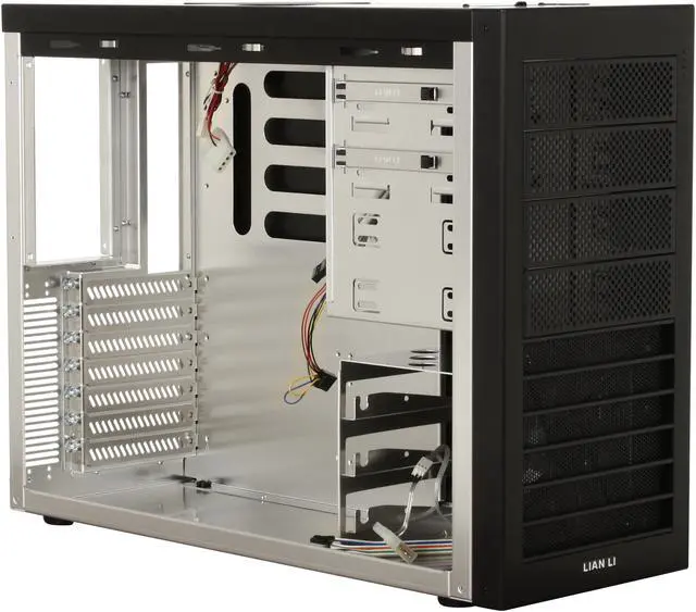Alt view image 8 of 12 - LIAN LI PC-A06FB Black Aluminum ATX Mid Tower Computer Case