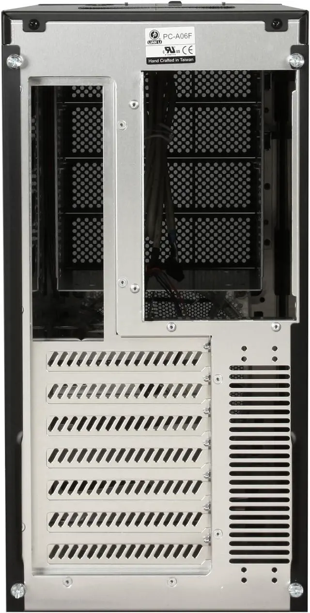 Alt view image 11 of 12 - LIAN LI PC-A06FB Black Aluminum ATX Mid Tower Computer Case