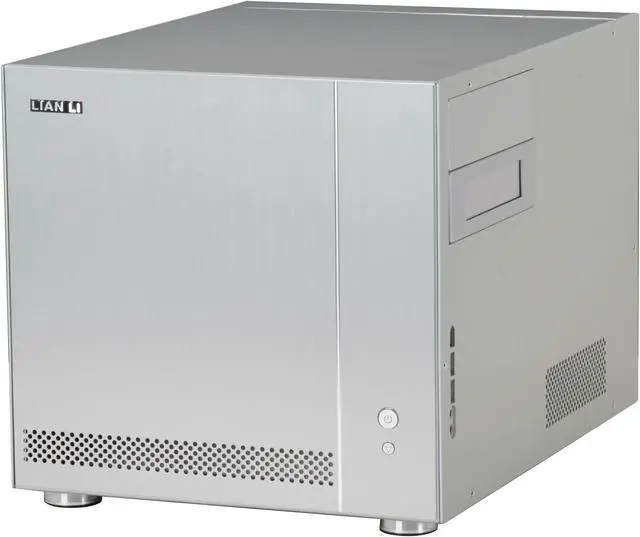 Alt view image 3 of 9 - LIAN LI PC-V351A Silver Aluminum Micro ATX Desktop Computer Case