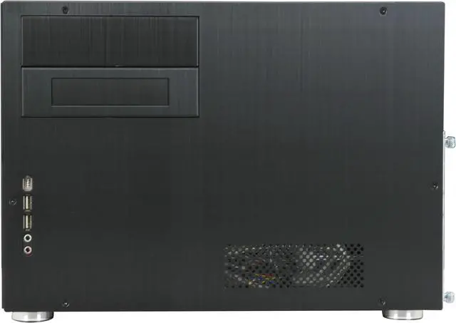 Alt view image 6 of 9 - LIAN LI PC-V351B Black Aluminum Micro ATX Desktop Computer Case