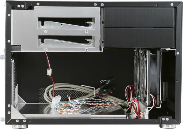 Alt view image 7 of 9 - LIAN LI PC-V351B Black Aluminum Micro ATX Desktop Computer Case