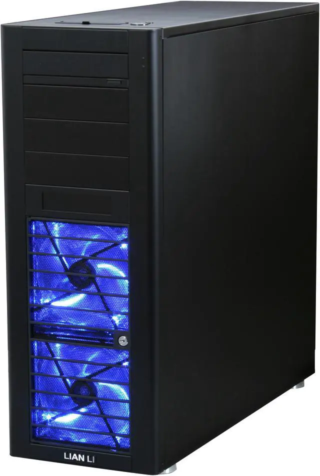 Alt view image 3 of 10 - LIAN LI PC-B71 Black Aluminum ATX Full Tower Computer Case
