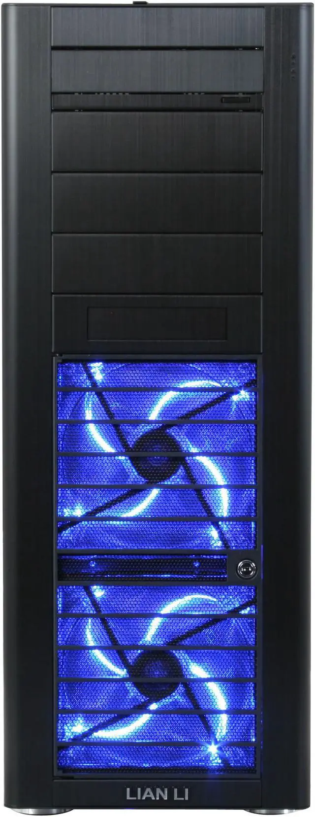Alt view image 2 of 10 - LIAN LI PC-B71 Black Aluminum ATX Full Tower Computer Case