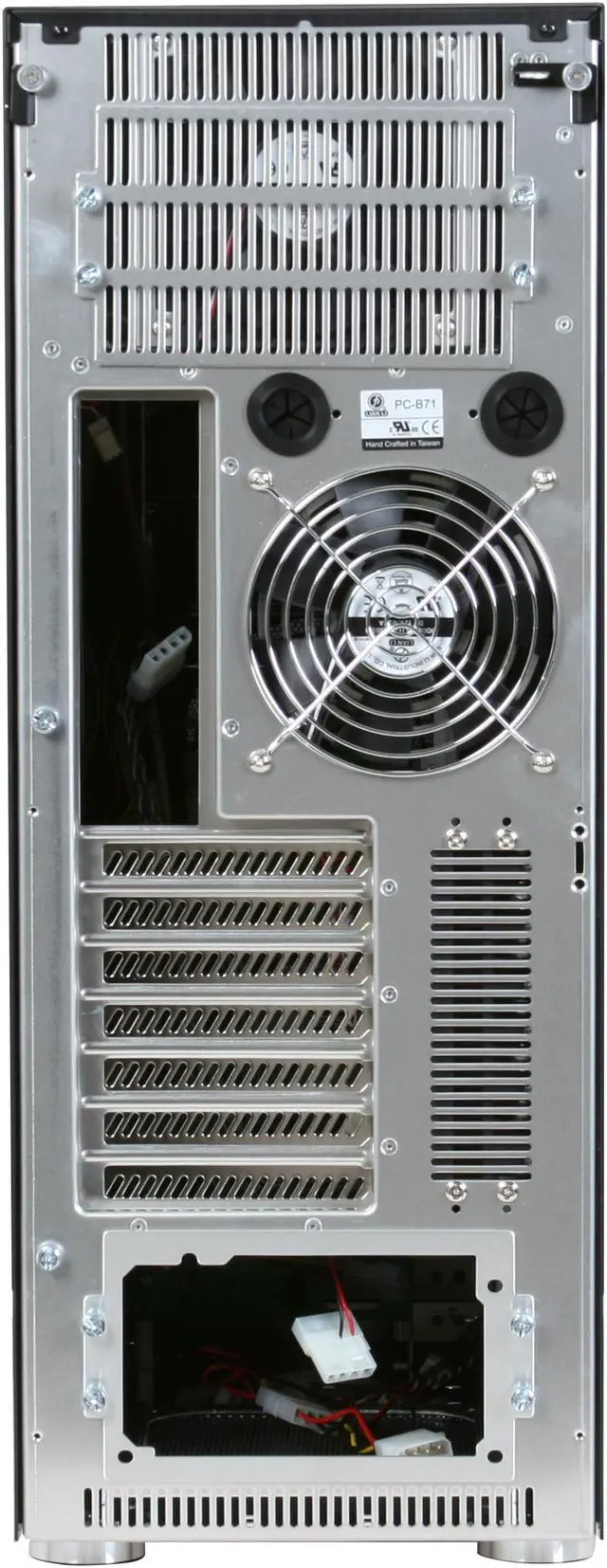 Alt view image 9 of 10 - LIAN LI PC-B71 Black Aluminum ATX Full Tower Computer Case