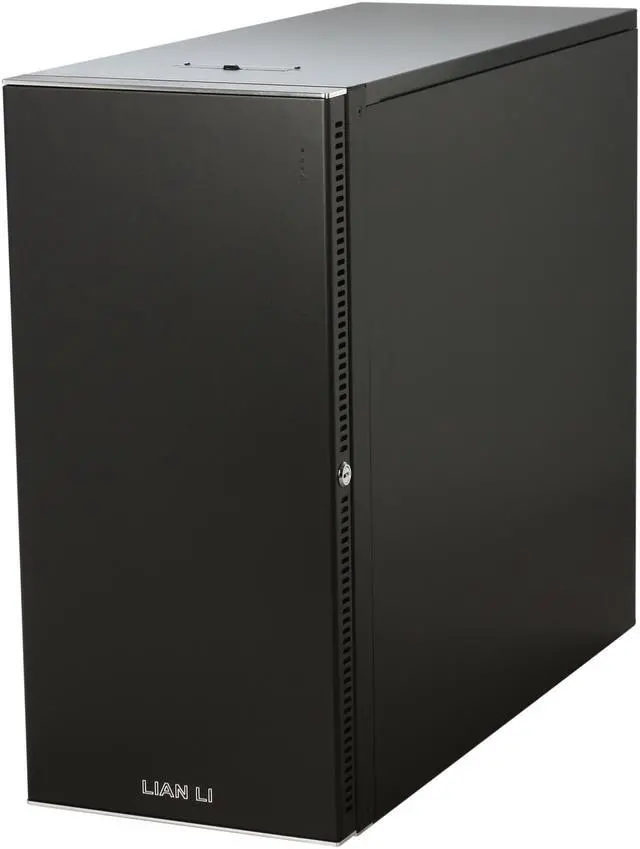 Alt view image 3 of 10 - LIAN LI PC-B10 Black Aluminum ATX Mid Tower Computer Case