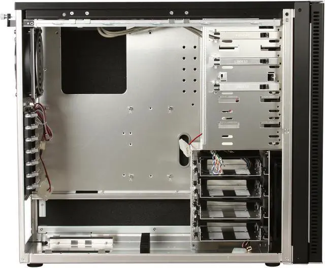 Alt view image 6 of 10 - LIAN LI PC-B10 Black Aluminum ATX Mid Tower Computer Case