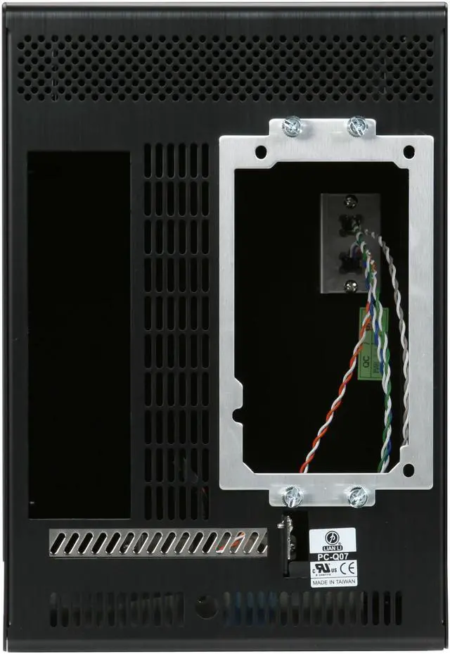 Alt view image 6 of 10 - LIAN LI PC-Q07 Black Aluminum Mini-ITX Tower Computer Case