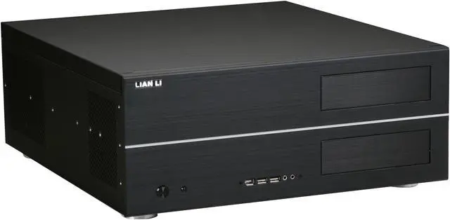 Main image of LIAN LI Black Aluminum PC-C33B ATX Media Center / HTPC Case