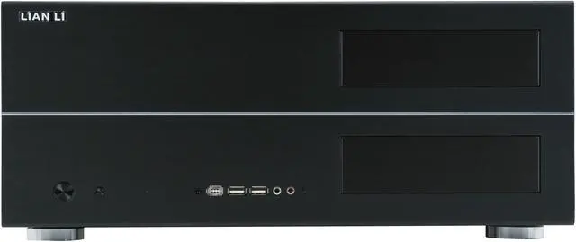 Alt view image 4 of 10 - LIAN LI Black Aluminum PC-C33B ATX Media Center / HTPC Case