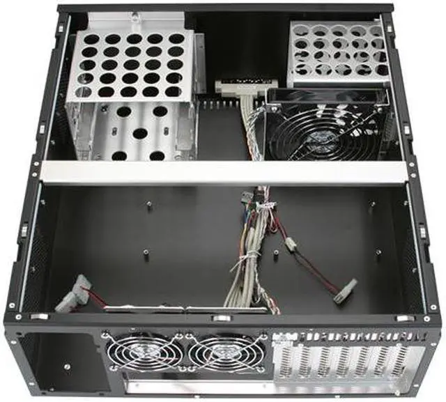 Alt view image 8 of 10 - LIAN LI Black Aluminum PC-C33B ATX Media Center / HTPC Case