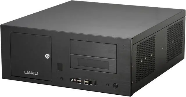Main image of LIAN LI Black Aluminum PC-C34F ATX Media Center / HTPC Case
